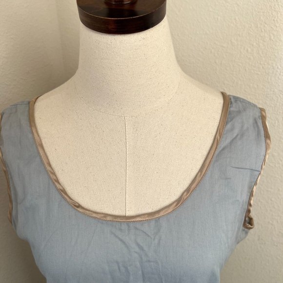 Nataya Sheer Sheath Dress Viscose Women's Blue Large tule layers Fairy Coastal - Picture 5 of 15